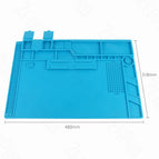S-170 480x318mm Silicone Pad Desk Work Mat Heat Insulation Maintenance Platform for BGA PCB Soldering Repair Tool