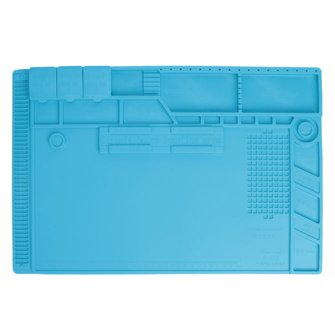 S-170 ESD Heat Insulation Silicone Soldering Pad Working Mat Magnetic Phone Computer Repair Pad For Repair Phone Tools