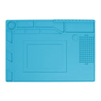 S-170 ESD Heat Insulation Silicone Soldering Pad Working Mat Magnetic Phone Computer Repair Pad For Repair Phone Tools