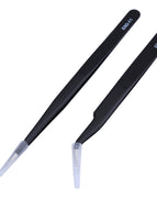 10pcs/set Anti-static Precision Tweezers Set Pinzas Pincet Stainless Steel ESD Tweezer Electronics Repair Tools wholesale bulk price