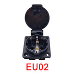 SCHUKO waterproof socket industrial waterproof socket copper contact body EU socket