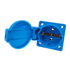 SCHUKO waterproof socket industrial waterproof socket copper contact body EU socket