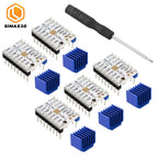 SIMAX3D 5pcs TMC2208 Stepper Motor Driver Reprap Stepper Driver Module with Heatsink Sticker for Ender 3 Pro 3D Printer Parts