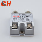 SSR- 25DD 40DD 60DD 80DD SSR Single Phase DC Control DC Heat Sink 3-32VDC To 5-220VDC25A 40A 60A 80ADD Solid State Relay