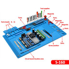 Soldering Mat Heat-resistant Silicone Pad BGA Soldering Station Insulation Pad Maintenance Platform Desk Mat Repair Tools