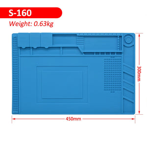Soldering Mat Heat-resistant Silicone Pad BGA Soldering Station Insulation Pad Maintenance Platform Desk Mat Repair Tools