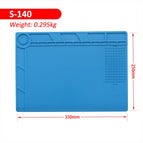 Soldering Mat Heat-resistant Silicone Pad BGA Soldering Station Insulation Pad Maintenance Platform Desk Mat Repair Tools