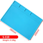 Soldering Mat Heat-resistant Silicone Pad BGA Soldering Station Insulation Pad Maintenance Platform Desk Mat Repair Tools