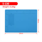 Soldering Mat Heat-resistant Silicone Pad BGA Soldering Station Insulation Pad Maintenance Platform Desk Mat Repair Tools