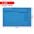 Soldering Mat Heat-resistant Silicone Pad BGA Soldering Station Insulation Pad Maintenance Platform Desk Mat Repair Tools