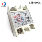 Solid State Relay SSR-10DA SSR-25DA SSR-40DA 10A 25A 40A Actually 3-32V DC TO 24-380V AC SSR 10DA 25DA 40DA DMWD