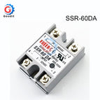 Solid State Relay SSR-10DA SSR-25DA SSR-40DA 10A 25A 40A Actually 3-32V DC TO 24-380V AC SSR 10DA 25DA 40DA DMWD
