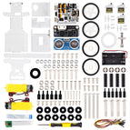 SunFounder Raspberry Pi Smart Video Robot Car Kit,Support Ezblock visual programming/ Python Programming Electronic DIY Robot Ki