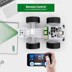 SunFounder Raspberry Pi Smart Video Robot Car Kit,Support Ezblock visual programming/ Python Programming Electronic DIY Robot Ki