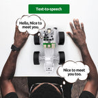 SunFounder Raspberry Pi Smart Video Robot Car Kit,Support Ezblock visual programming/ Python Programming Electronic DIY Robot Ki