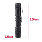 Super Small Mini Flashlight AAA XPE-R3 LED Lamp Belt Clip Pen Light Torch Family Outdoor Travel Lighting Super Flashligh
