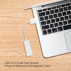 Super Speed USB 2.0 to RJ45 USB2.0 to Ethernet Network LAN Adapter Card 10Mbps Adapter for windows7 PC Laptop LAN adapter