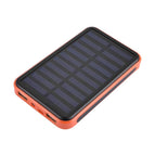 Super Thin Large Capacity Waterproof Portable Solar Power Bank Dual USB Solar Charger for Mobile Phones for Iphone Solar Cells