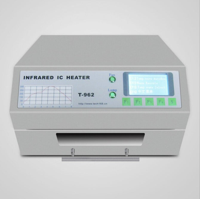 T-962 220V Desktop Reflow Oven Infrared IC Heater Soldering Machine 180 x 235mm