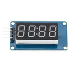 TM1637 4 Bits Digital LED Display Module For arduino 7 Segment 0.36Inch Clock RED Anode Tube Four Serial Driver Board Pack