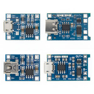 TP4056 +Protection Dual Functions  5V 1A Micro USB 18650 Lithium Battery Charging Board Charger Module