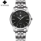 Top Brand Luxury WWOOR Men Waterproof Stainless Steel Casual Gold Quartz Watch Men's Clock Male Sports Watches relogio masculino