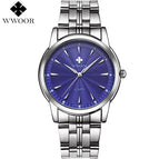 Top Brand Luxury WWOOR Men Waterproof Stainless Steel Casual Gold Quartz Watch Men's Clock Male Sports Watches relogio masculino