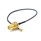 U.FL/IPX IPEX UFL to RP-SMA SMA Female Male Antenna WiFi Pigtail Cable ufl ipex 1.13mm RF Cable 15CM