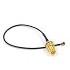 U.FL/IPX IPEX UFL to RP-SMA SMA Female Male Antenna WiFi Pigtail Cable ufl ipex 1.13mm RF Cable 15CM