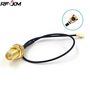 U.FL/IPX IPEX UFL to RP-SMA SMA Female Male Antenna WiFi Pigtail Cable ufl ipex 1.13mm RF Cable 15CM