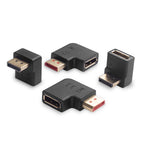 UP down Displayport adapter Right angled DP adapter 4k/60Hz 2K/144Hz pass through 90 degree Angle Displayport 1.2 converter
