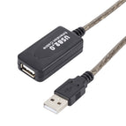 USB 2.0 extension cable 20M/10M/5M Male to Female Active Repeater Extension Extender Cable Cord USB Adapter