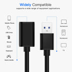 USB 3.0 Extension Cable for Smart TV PS4 Xbox One SSD USB3.0 2.0 to Extender Data Cord USB Male To Female Extension Cable Wire