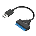 USB 3.0 SATA 3 Cable Sata To USB 3.0 2.0 Adapter To 6 Gbps 22 Pin Sata III Cable for 2.5 inch External SSD HDD Hard Drive