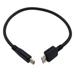 USB 3.1 Type C USB-C to USB 3.0 Micro-B Cable for Chromebook Pixel External Hard Drive and More 0.25m