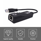USB Ethernet Adapter Network Card USB 3.0 to RJ45 Lan Gigabit Internet for Computer for Macbook Laptop Usb Ethernet