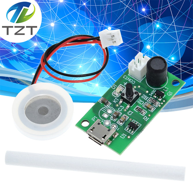 USB Mini Humidifier DIY Kits Mist Maker and Driver Circuit Board Fogger Atomization Film Atomizer Sheet Mini Oscillating