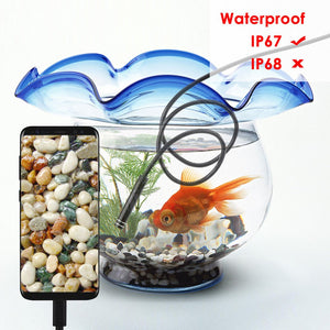 USB Snake Inspection Camera  IP67 Waterproof USB C Borescope Type-C Scope Camera for Samsung Galaxy S9/S8 Google Pixel Nexus 6p