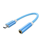 USB Type C to 3.5 Earphone Adapter AUX Audio Cable USB C to 3.5mm Headphone Converter For Samsung S9 S8 Huawei P20 USBC Adapter