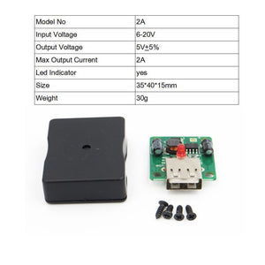 USB Voltage charge Controller 5V 2A 9/12/15/18V DC Solar Panels mobile phone battery charger Regulator dc to dc Converter