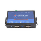 USRIOT USR-N520 Serial to Ethernet Server TCP IP Converter Double Serial Device RS232 RS485 RS422 Multi-host Polling
