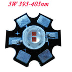 UV led chip 10pcs 1W 3W 5W UV High Power LED Chip SMD Light Beads Ultraviolet led diode 365nm led beads 395nm 405nm led bead pcb