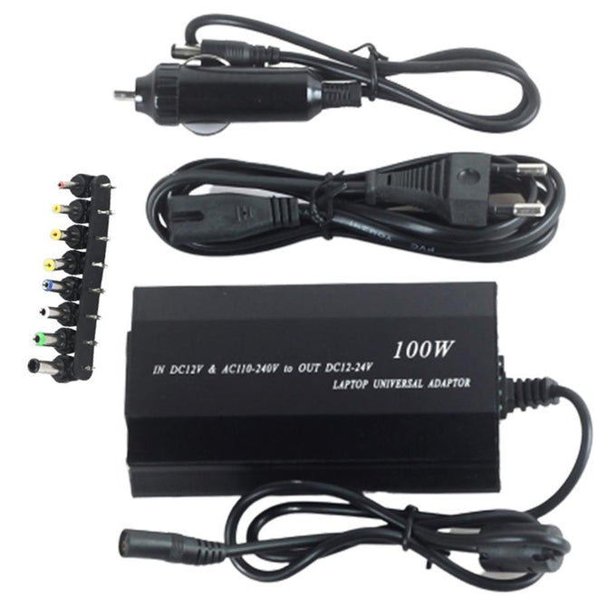 Universal Notebook Laptop Adapter Car DC Charger 100W 12V Automatic regulated AC Power Supply Adapter Адаптер переменного тока