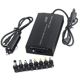 Universal Notebook Laptop Adapter Car DC Charger 100W 12V Automatic regulated AC Power Supply Adapter Адаптер переменного тока