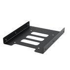 Useful 2.5 Inch SSD HDD To 3.5 Inch Metal Mounting Adapter Bracket Dock 8 Screws Hard Drive Holder For PC Hard Drive Enclosure