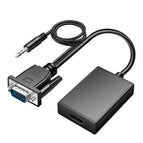 VGA to HDMI 1080P Converter Digital to Analog Video Audio Adapter Gold-plated interface For PS4 PC Laptop TV Box Projector