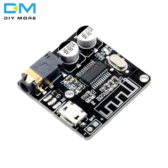 VHM-314 Bluetooth 5.0 Audio Receiver Module MP3 Lossless Decoder Board 3.7-5V Wireless Stereo Music Decoding Amplifier Board