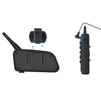 VNETPHONE V6 Intercom Motorcycle Bluetooth Helmet Headset 1.2KM  IP65 6 Riders MP3 GPS Interphone