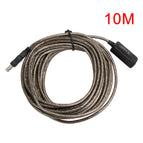 VODOOL 5M/10M/15M/20M High Speed Active USB 2.0 Active Repeater Male to Female Extension Cable Adapter Cord Wire Data Adapter