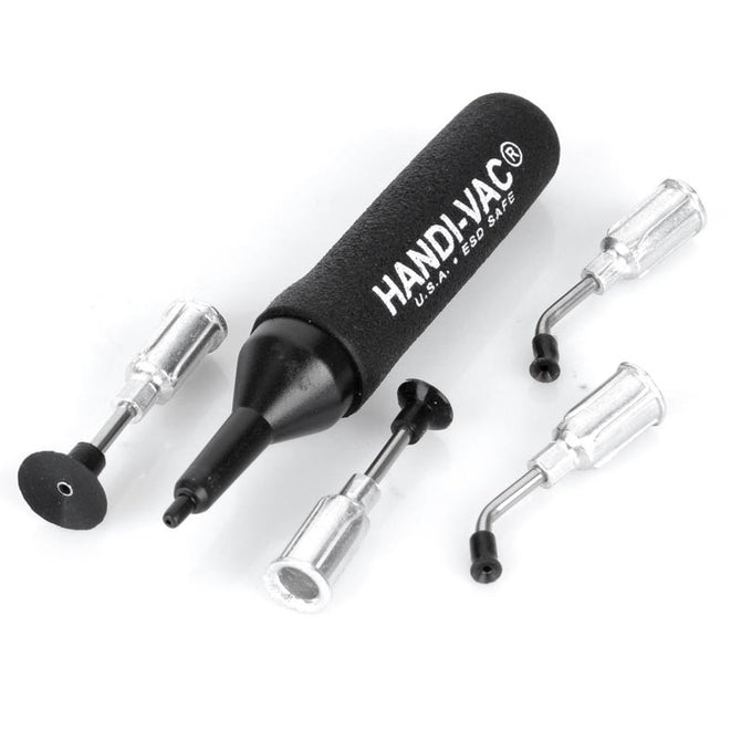 Vacuum Pen w/ 4 Suction Heads SMD Picker IC Chip Pickup Tool Rubber Vacuum Suction Pad Electronics DIY Tool Vacuum Pump Pen Set